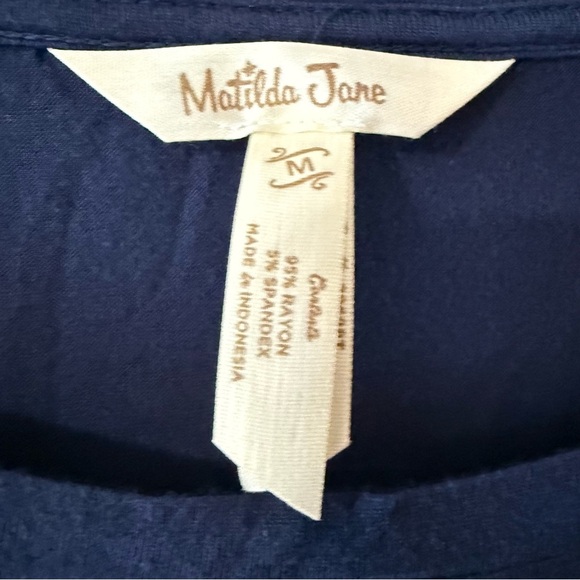 Matilda Jane Blue Long Sleeve Relaxed Blouse - Picture 3 of 9